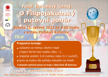 Filipojakubský florbalový turnaj 11.6. 22
