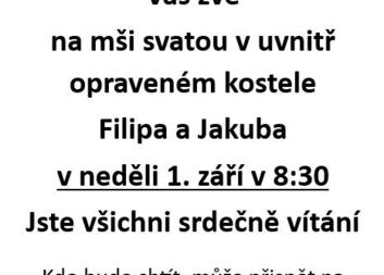 Návrat do opraveného kostela