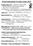 Pořad bohoslužeb o Velikonocích v Katovicích 2025