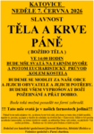 Boží Tělo 7.6. 26 Katovice b.